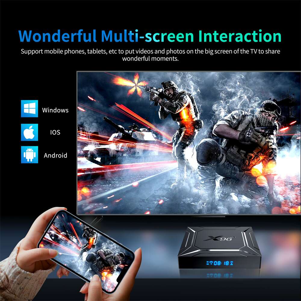 Amlogic S905 X5 M X96 M200 Android电视盒- OEM/OEM B2B解决方案